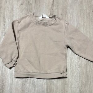 H&M Kids Beige Long Sleeve Shirt